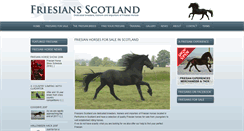 Desktop Screenshot of friesiansscotland.com