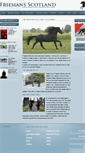 Mobile Screenshot of friesiansscotland.com